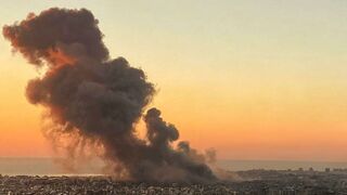Bombardeo en el Líbano