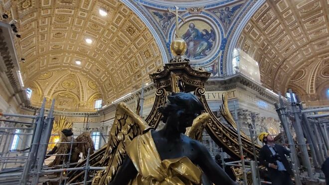 Restauración del Baldaquino de Bernini