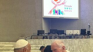 Timothy Radcliffe, con el Papa