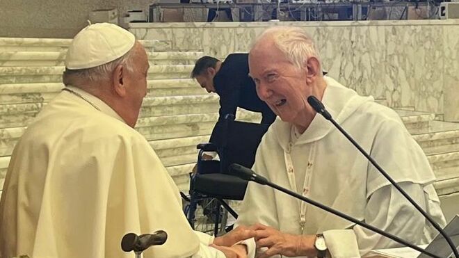 Timothy Radcliffe, con el Papa