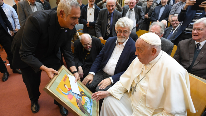 Una carta de los niños del albergue del JRS Ucrania al Papa Francisco
