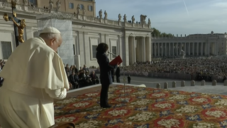 Francisco preside en la plaza de san Pedro la audiencia general