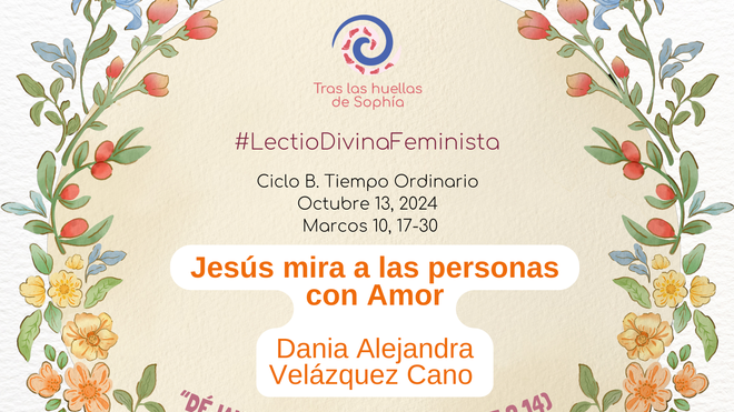 Jesús mira a las personas con Amor