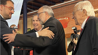 Barbón,Sanz,Artime y el Padre Ángel