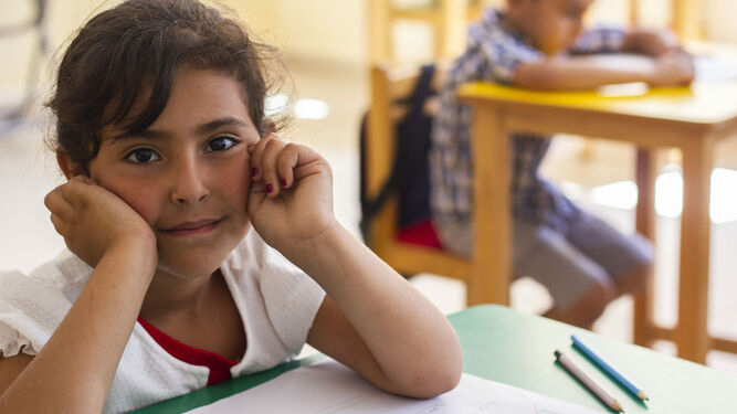 Una de las niñas que participa del Proyecto Fratelli