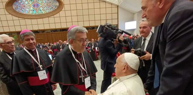 El Papa, con Argüello