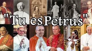 Algunos de los últimos papas