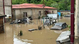 Inundaciones en Rabush,  Armenia