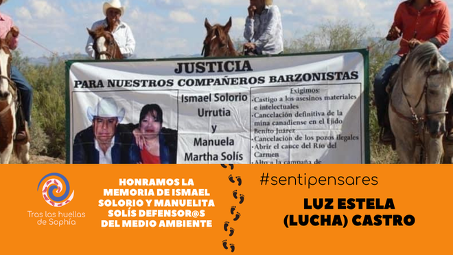HONRAMOS LA MEMORIA DE ISMAEL SOLORIO Y MANUELITA SOLÍS DEFENSOR@S DEL MEDIO AMBIENTE