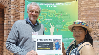 Yamileth Bolaños y Cristiano Morsolin