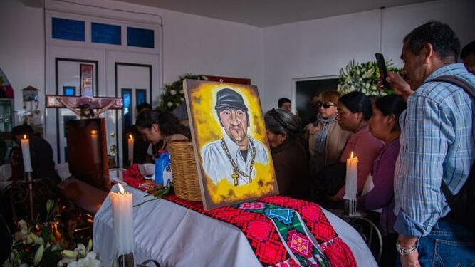 Funeral por el Padre Marcelo en San Cristóbal de las Casas