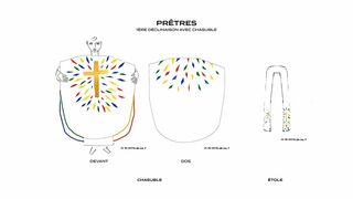 Vestimenta para la reapertura de Notre Dame