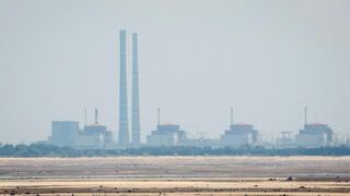 Central nuclear de Zaporizhzhia. Ucrania.