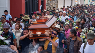 Entierro del activista Marcelo Pérez Pérez