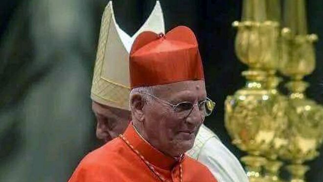 Francisco y el cardenal Dal Corso