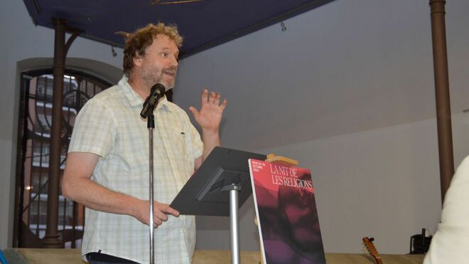 Arnau Oliveres en la inauguración de la Noche de las Religiones, en Reus