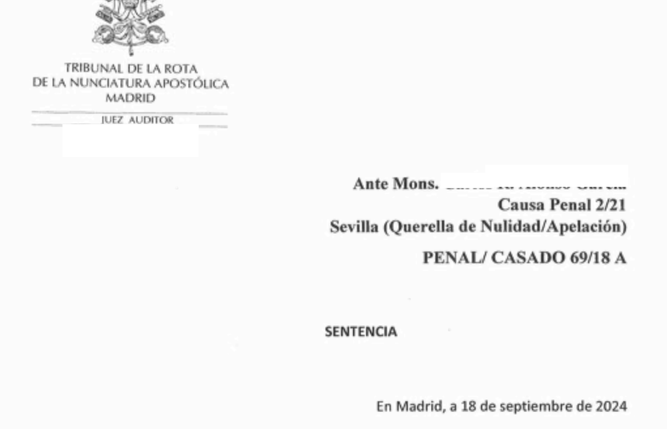 Sentencia de la Rota contra Antonio Casado