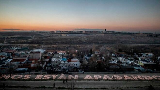 Cuatro años sin luz en la Cañada Real