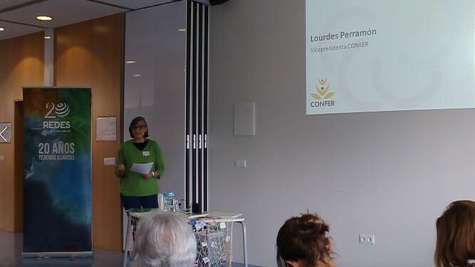 Lourdes Perramón, en el encuentro de REDES
