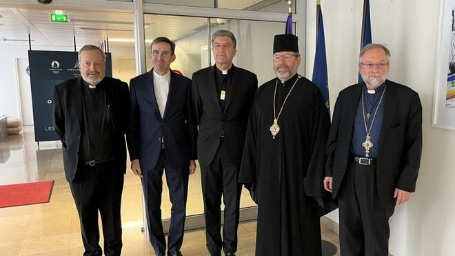 El arzobispo mayor de la Iglesia greco-católica ucraniana de visita en Francia (UGCC)