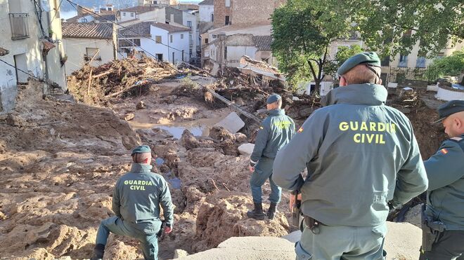 La Guardia Civil, en Letur