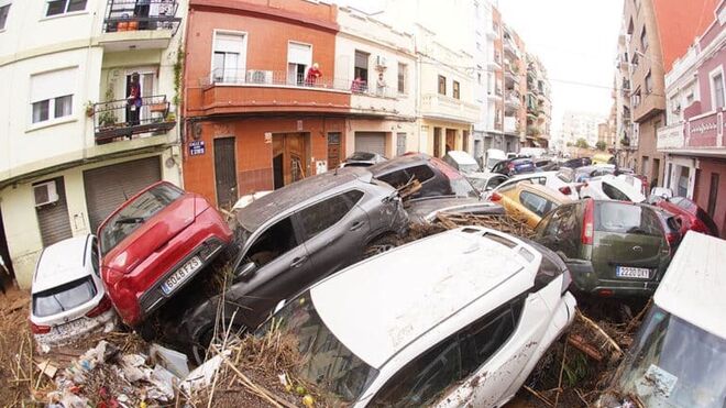 Paisaje tras el paso de la dana por la provincia de Valencia