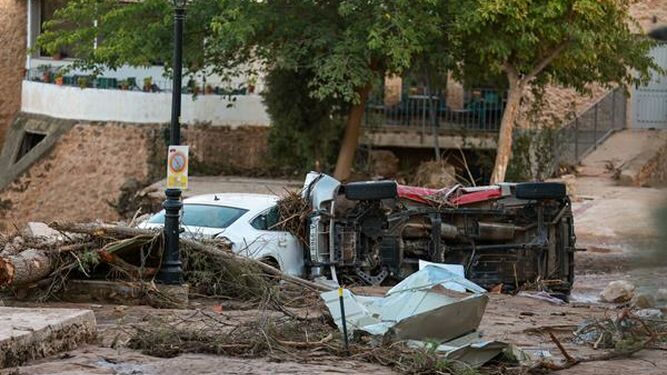 Estragos de la DANA en Letur
