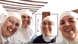 Sor Adriana y algunas de sus excompañeras