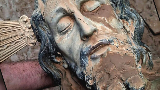 Imagen de Jesús embarrado