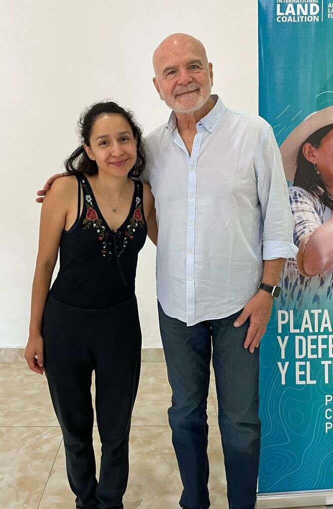 Michel Forst y Bertha Zuniga
