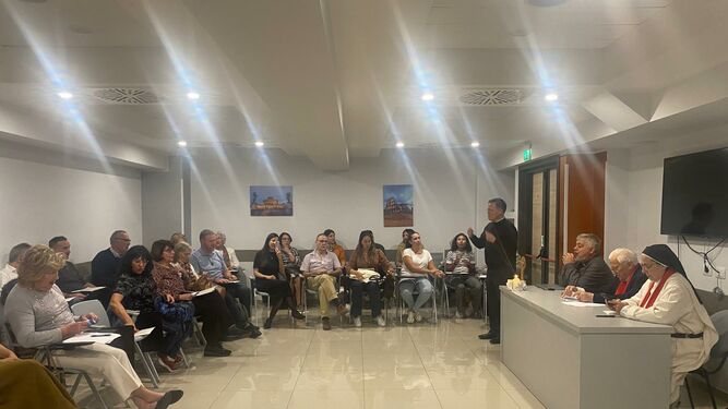 Participantes en el encuentro de hospitales de campaña