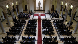 El Papa, en la Gregoriana