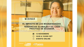 Webinar del impacto de las microfinanzas