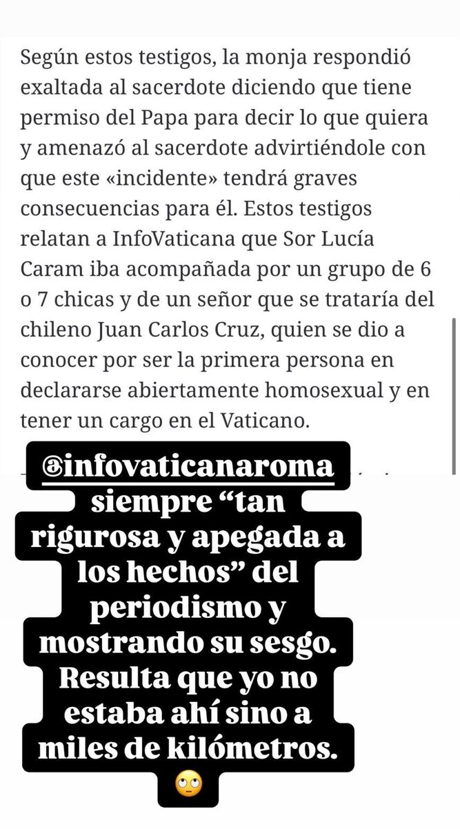 Las mentiras de Infovaticana