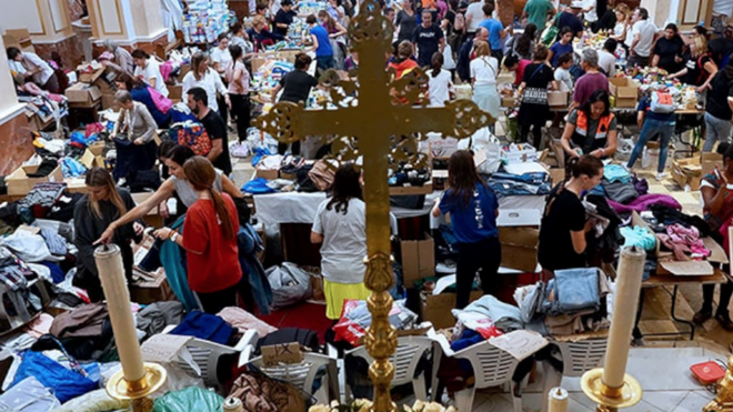 Dana de Valencia. Iglesia solidaria