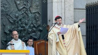 Cobo, durante su homilía