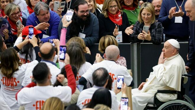 El Papa, a los donantes de sangre: "Sigan la sangre para llegar al corazón"