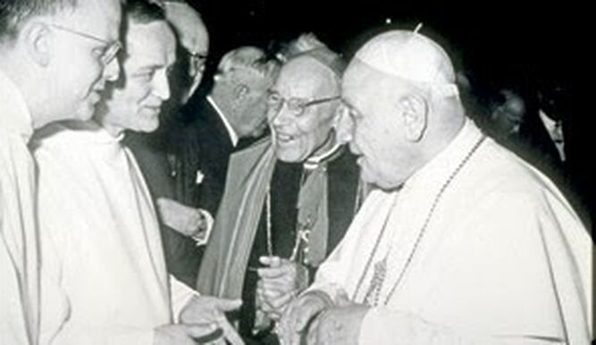 Juan XXIII, Bea y el Hno Roger
