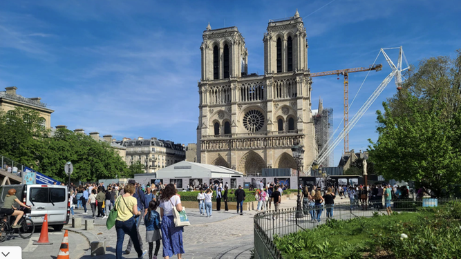 La catedral de Notre Dame sufrió un incendio en 2019