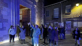 Iglesia de León en la que se celebró ayer una misa por el dictador Franco