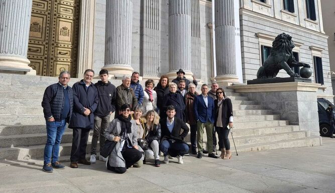 Las víctimas, a las puertas del Congreso