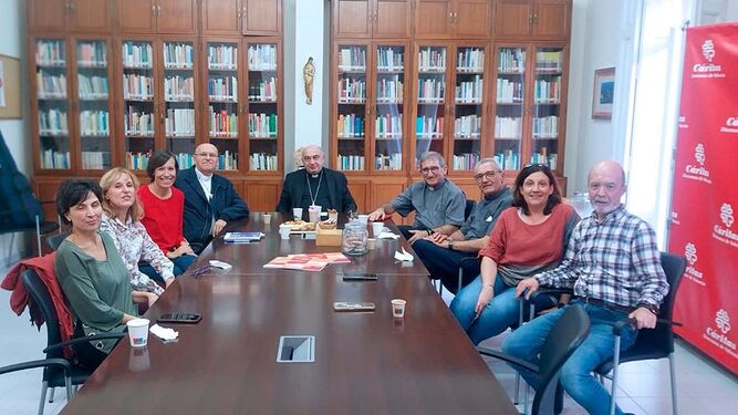 Alcayde, junto a Benavent y la vicaría de Acción Social de Valencia