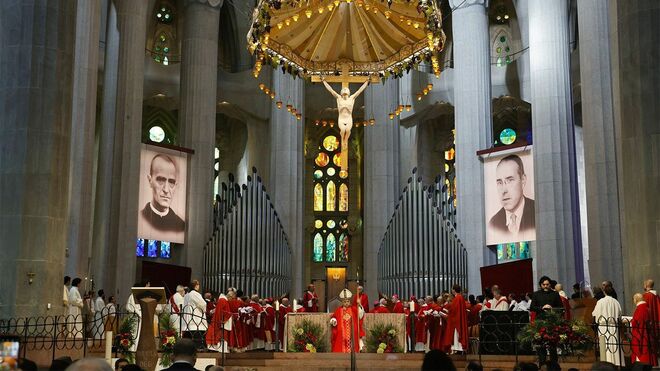 La Sagrada Familia acoge la beatificación de dos mártires de la Guerra Civil