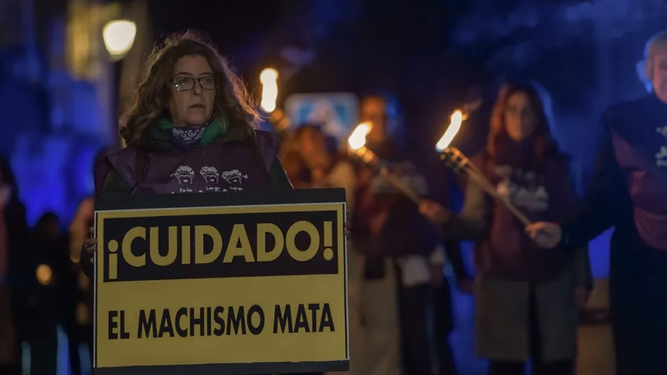 Protesta contra el machismo y la violencia contra las mujeres