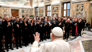 Benavent y sus auxiliares durante la audiencia