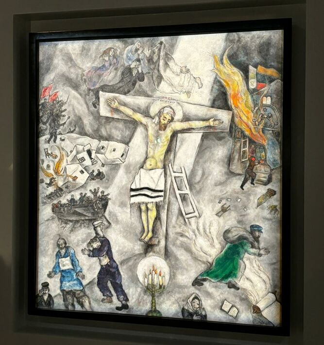 La Crucifixión Blanca de Chagall