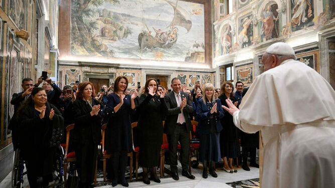 Audiencia del Papa con los miembros de ESNE