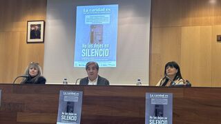 Presentación de la VIII campaña 'Minutos de esperanza' para ayudar a los presos sin recursos de Aragón