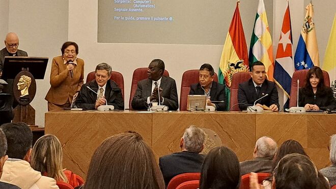 Los ponentes del seminario "Abordar los problemas de la crisis ambiental a la luz de Laudato si' y Laudate Deum, experiencias en América Latina