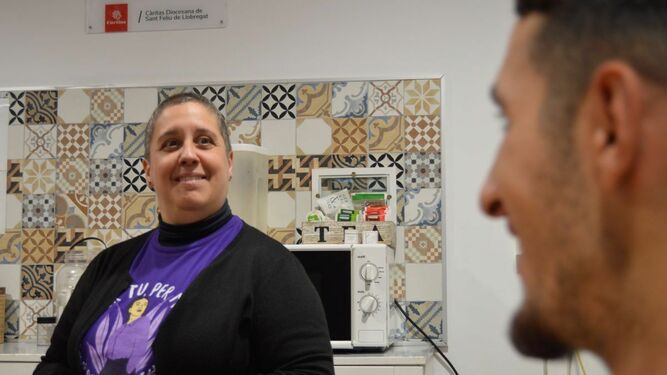 Raquel Avilés, trabajadora social del Centro de Acogida Abraham